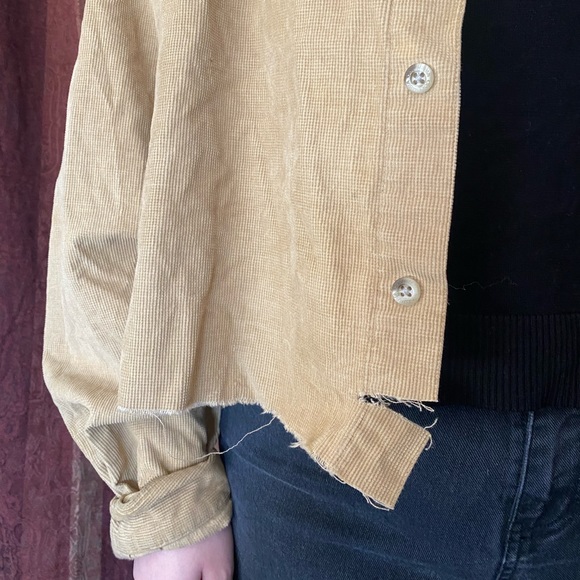 Cropped Collared Jacket - Picture 3 of 6